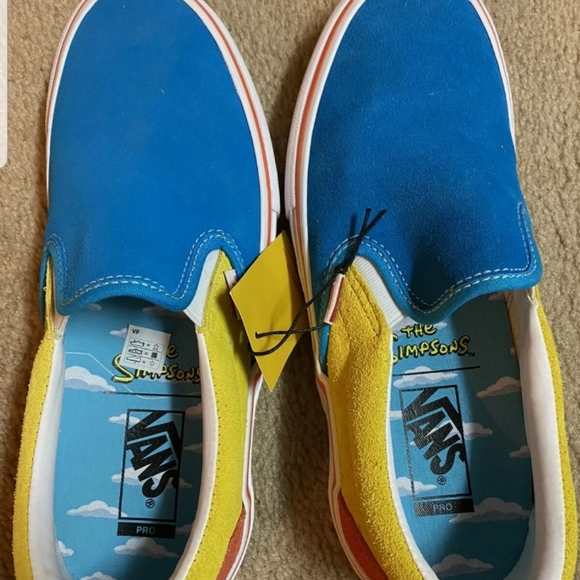 SOLD on Mercari 1-29-2022 - Simpsons Vans Slip Ons Pro - Size 10 - Picture 5 of 11